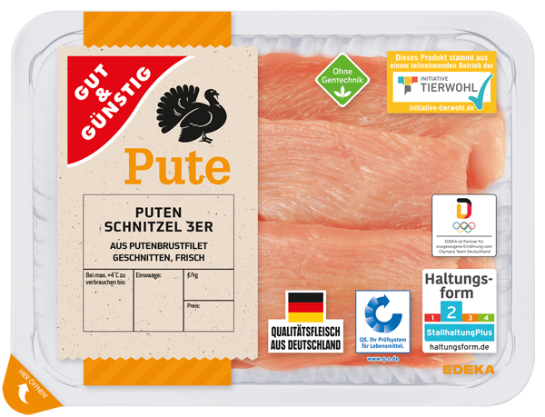 GUT&GÜNSTIG Putenschnitzel