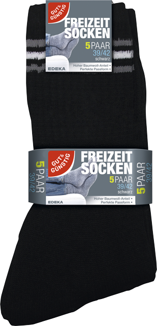 Gut & Günstig Herren Freizeit-Socken
