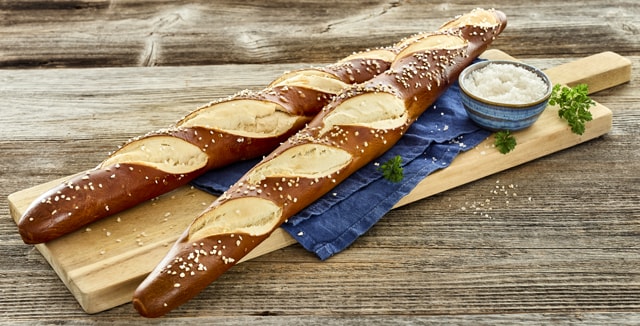 Für Brotpass: ¹Laugenbaguette
