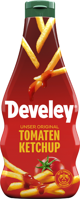Develey Unser Original Tomaten Ketchup oder Curry Ketchup