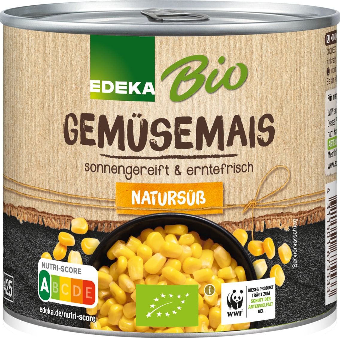 EDEKA Bio WWF Gemüsemais