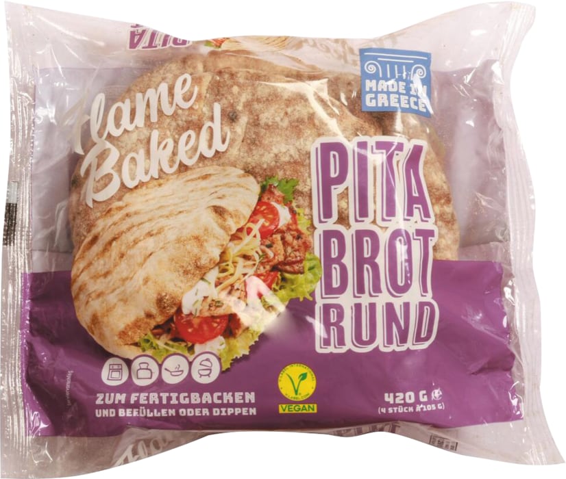 EDEKA Herzstücke Flame Baked Pita Brot