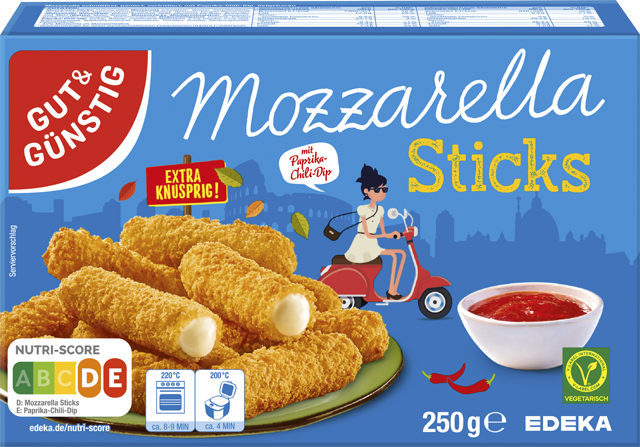 Gut & Günstig Mozzarella-Sticks