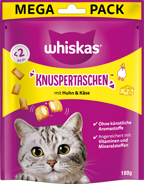 Whiskas Knuspertaschen oder Dreamies