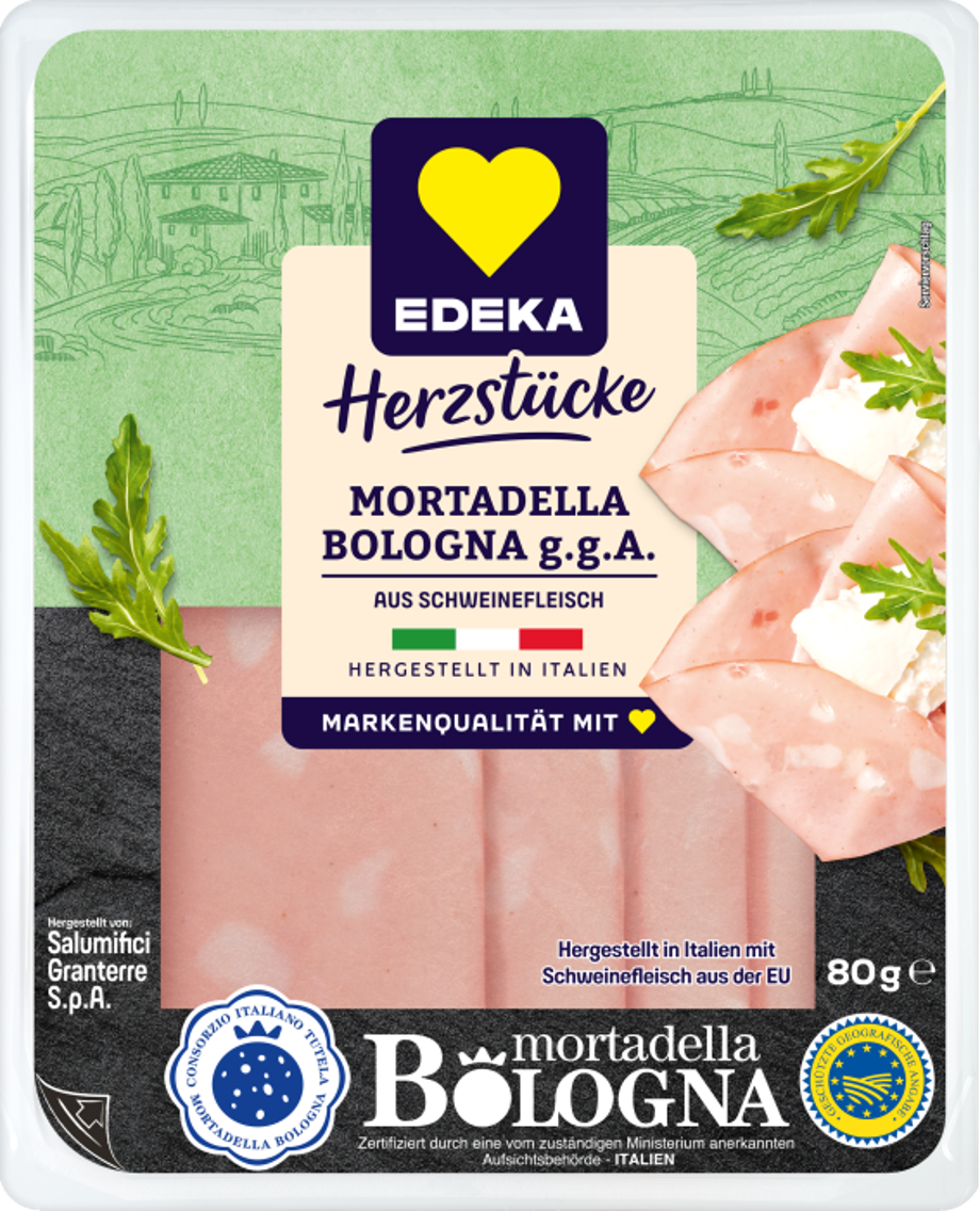 EDEKA Herzstücke Mortadella Bologna g.g.A.