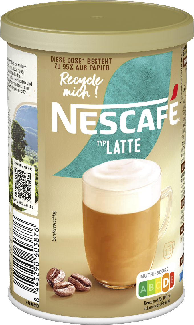 Nescafé Cappuccino oder Typ Latte