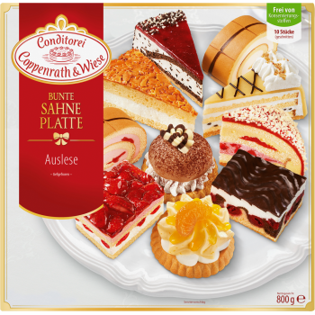 Coppenrath & Wiese Bunte Sahne-Platte oder Festtagstorte