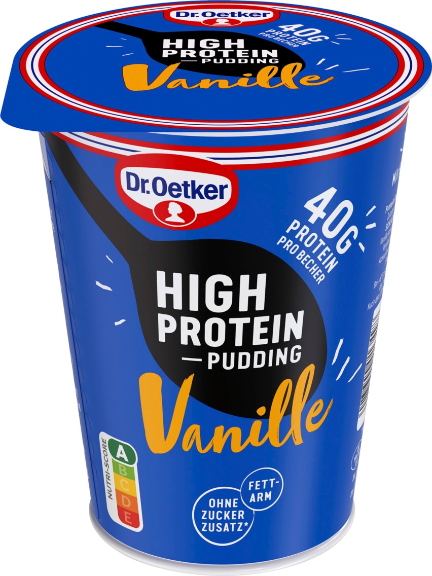 Dr. Oetker High Protein Pudding oder Milchreis