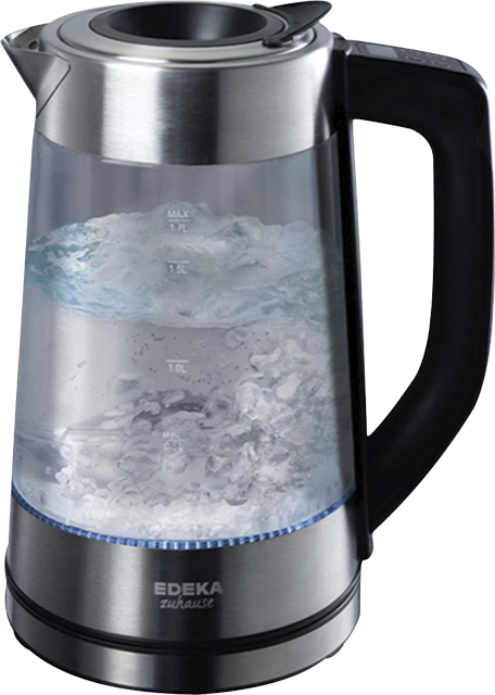 EDEKA zuhause Glas Wasserkocher Easy Fill WK-0828E1