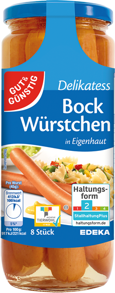 GUT&GÜNSTIG Delikatess-Bockwürstchen