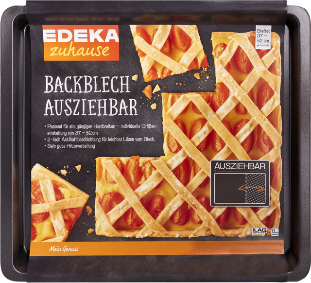 EDEKA zuhause Backblech ausziehbar