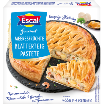Escal Meeresfrüchte-Blätterteigpastete