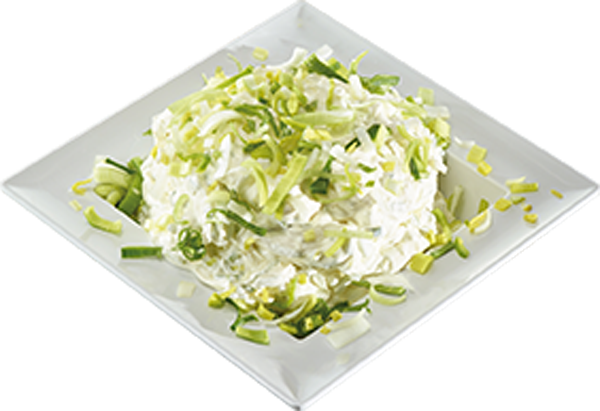 Frische Lauchterrine