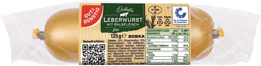 Gut&Günstig Delikatess Leberwurst*