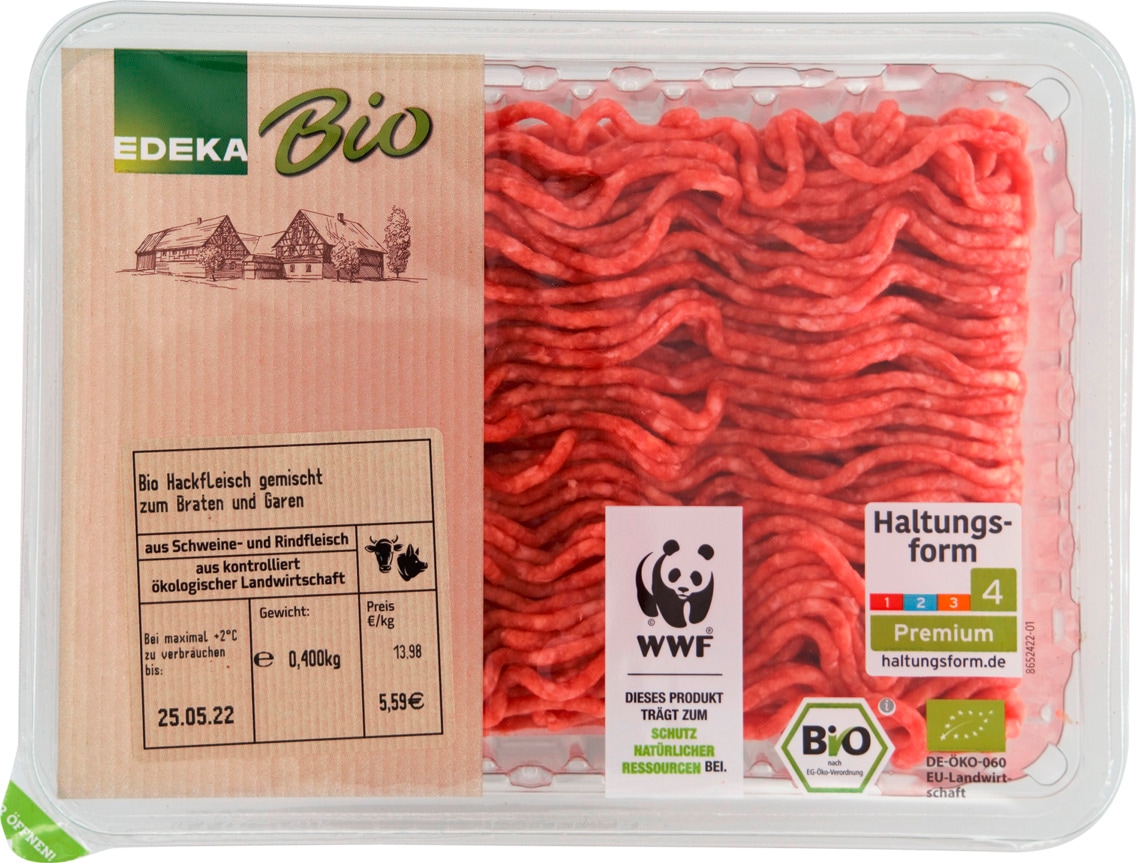 EDEKA Bio WWF Hackfleisch gemischt