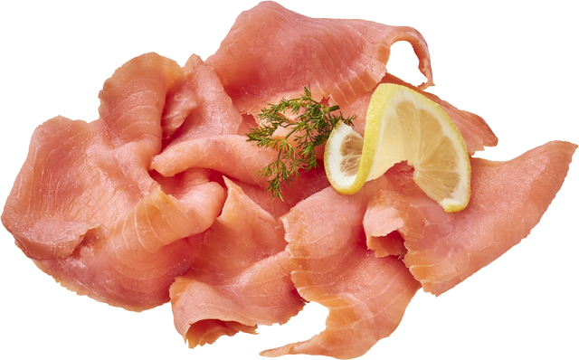 ¹Räucherlachs geschnitten 