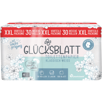 Glücksblatt Toilettenpapier