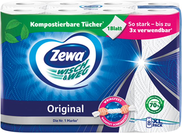 Zewa Wisch & Weg Küchentücher Original 