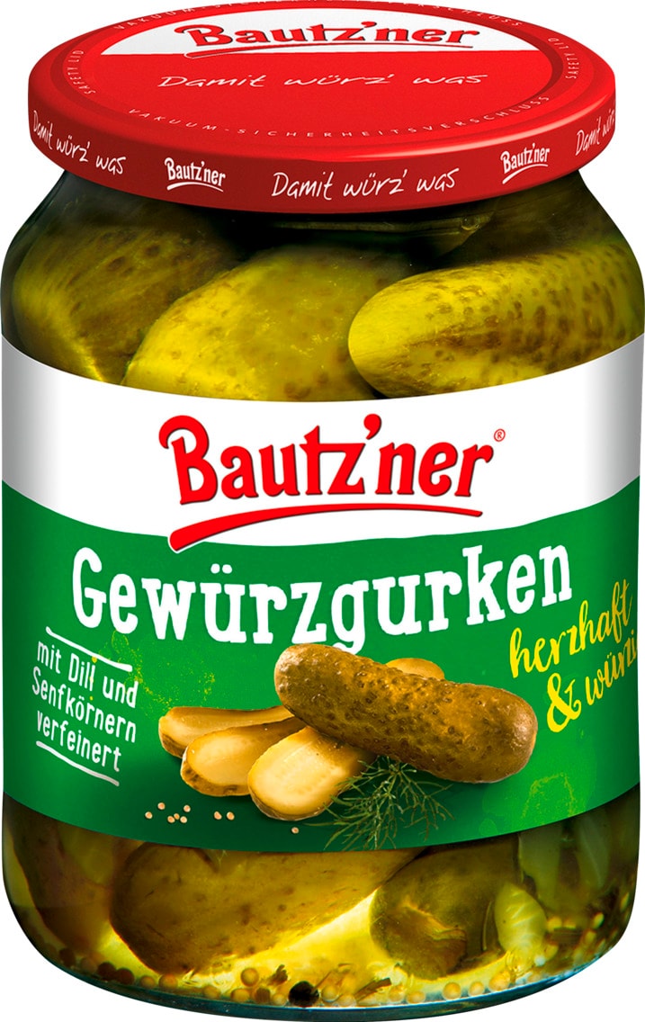 Bautz’ner oder Hainich Gewürzgurken