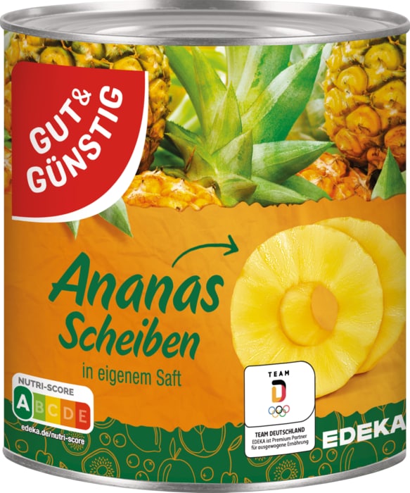 Gut&Günstig Ananas-Scheiben