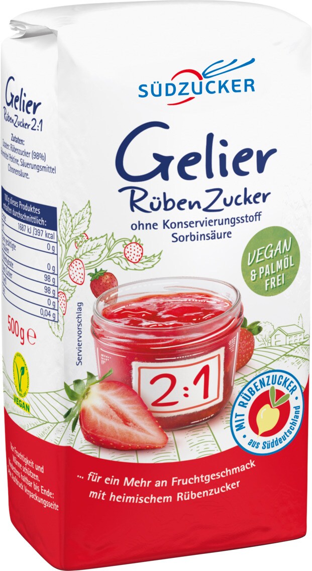 Südzucker Gelier Rüben Zucker
