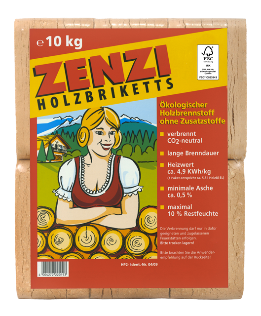 Zenzi FSC Holzbriketts