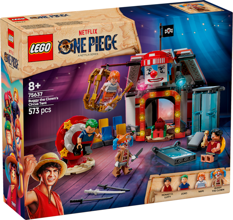 LEGO NETFLIX ONE PIECE "75637" Zirkuszelt von Buggy dem Clown