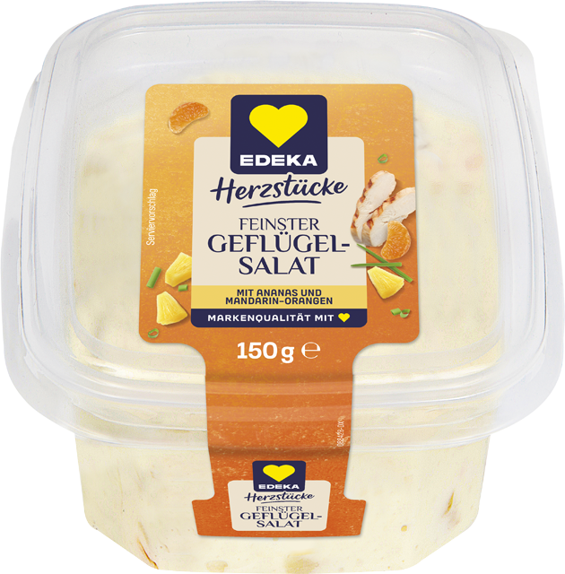 EDEKA Herzstücke feinster Geflügelsalat 