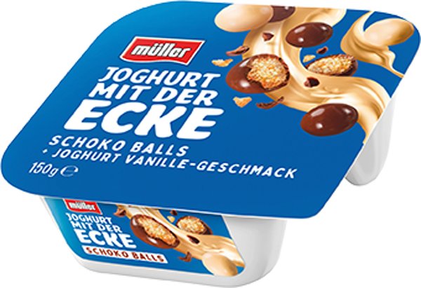 Müller Joghurt mit der Ecke