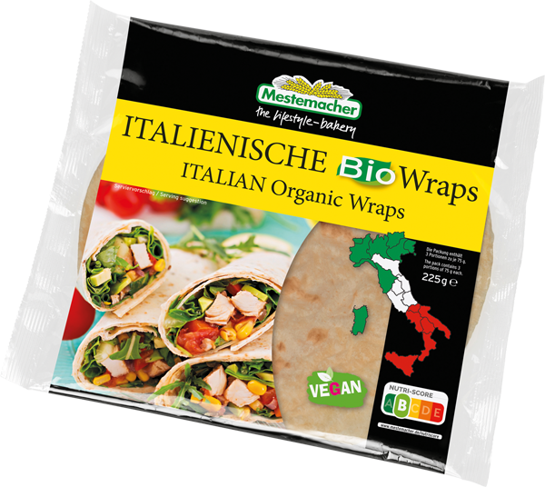Mestemacher Italienische Bio-Wraps