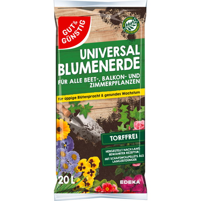¹Gut & Günstig Universal Blumenerde