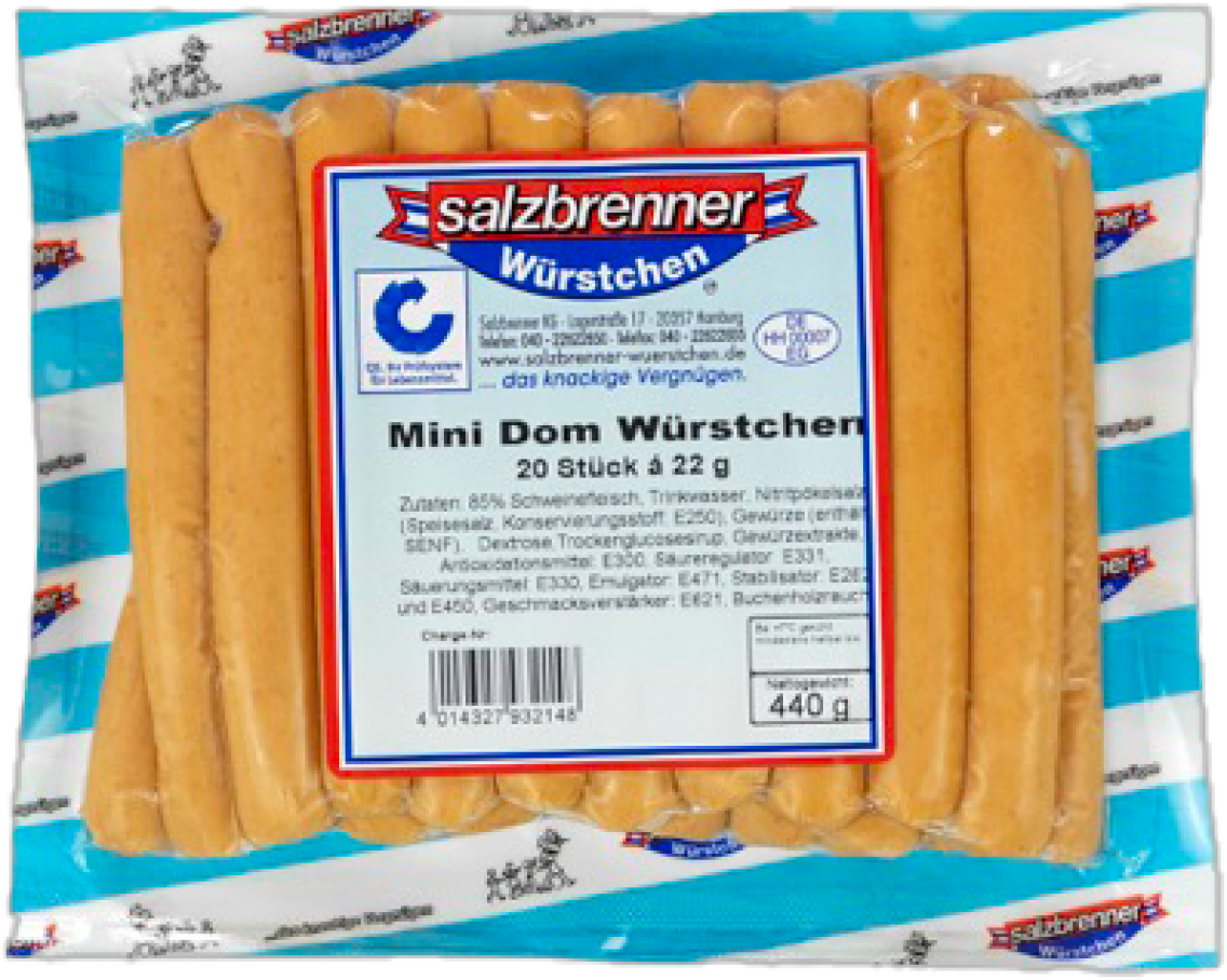 Salzbrenner Mini Dom Würstchen