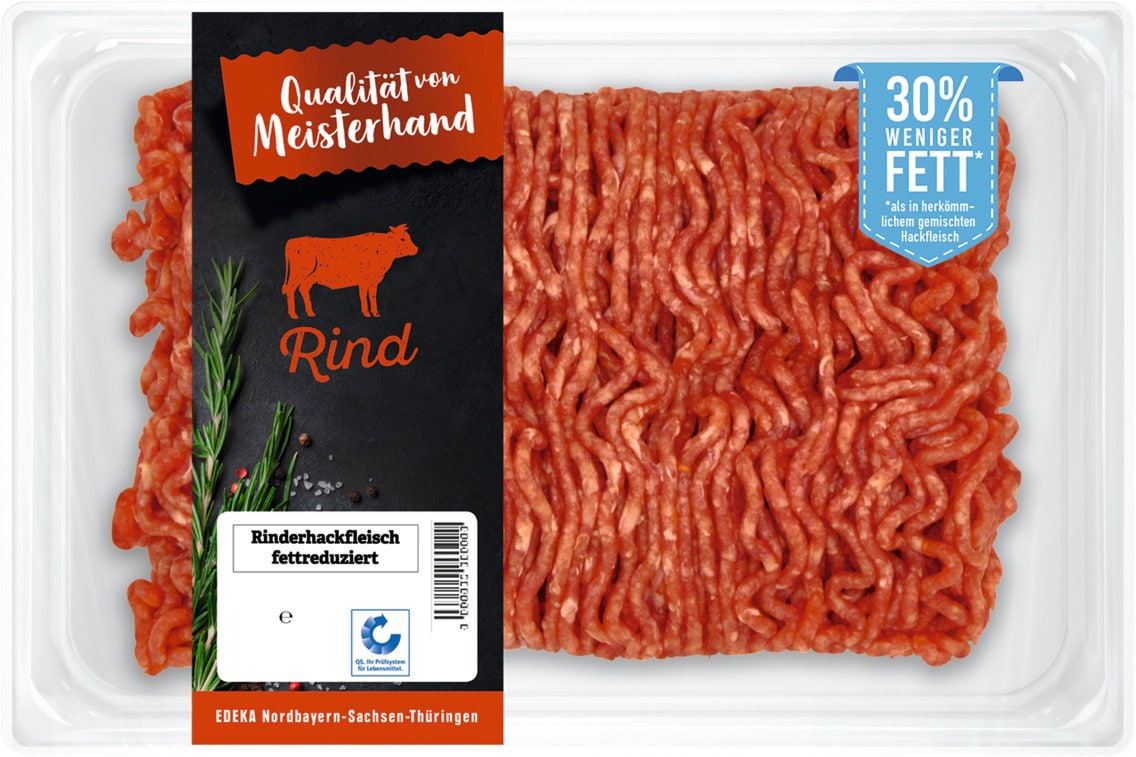 Rinderhackfleisch fettreduziert