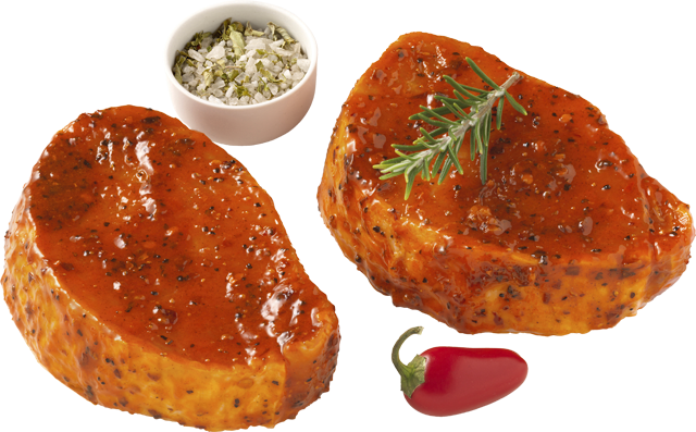 Am Samstag erhältlich: ¹Zarte Rückensteaks