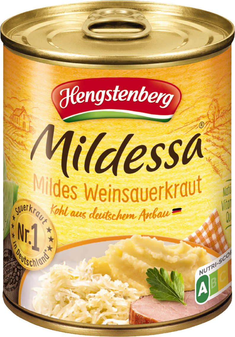 Hengstenberg Mildessa Mildes Weinsauerkraut