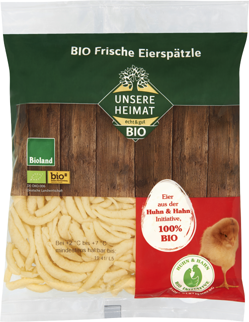 Unsere Heimat – echt & gut Bio Frische Eierspätzle