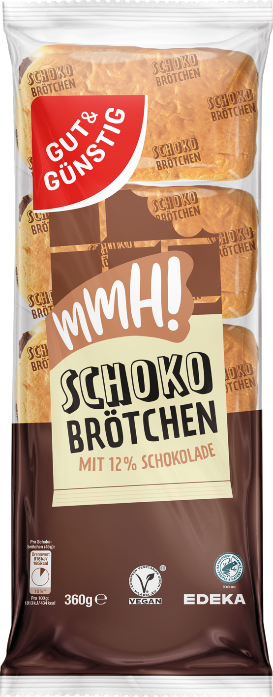 GUT&GÜNSTIG Vegane Schokobrötchen