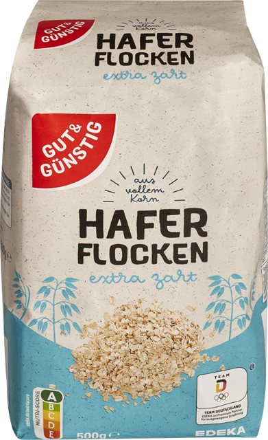 Gut & Günstig Haferflocken extra zart oder kernig 