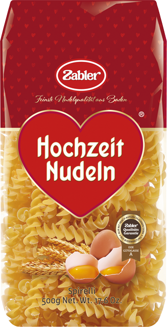 Donnerstag bis Samstag: Zabler Hochzeit Nudeln