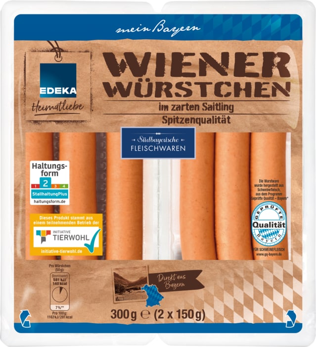 EDEKA Heimatliebe Wiener Würstchen*