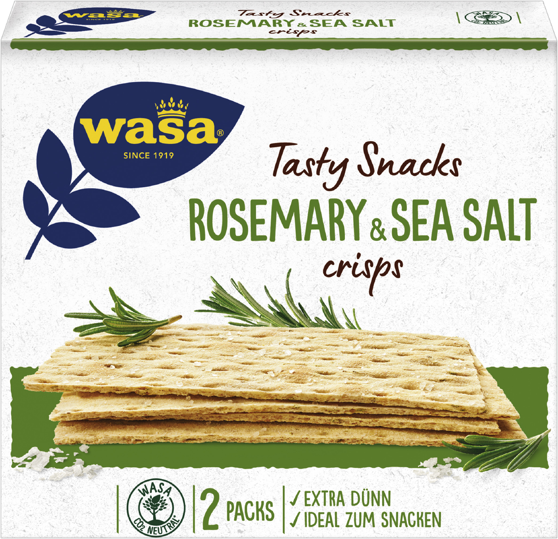 Wasa Tasty Snacks Rounds, Crisp oder Sandwich