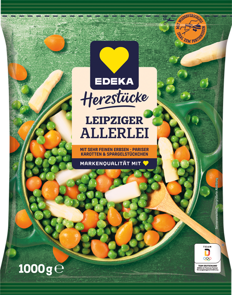 EDEKA Herzstücke Leipziger Allerlei, Mischgemüse, Pariser Karotten oder Zwiebelscheiben