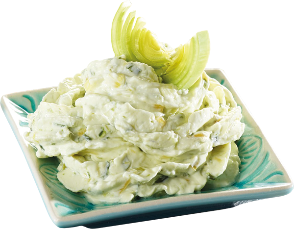 Frische Lauchterrine