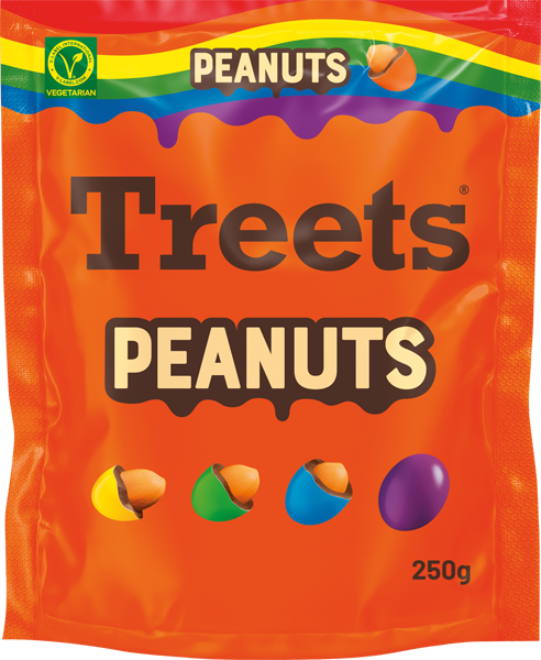Treets Peanuts, Crispy, Chocolate oder Malty