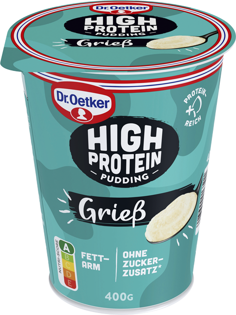 Dr. Oetker High Protein Pudding, Porridge oder Milchreis