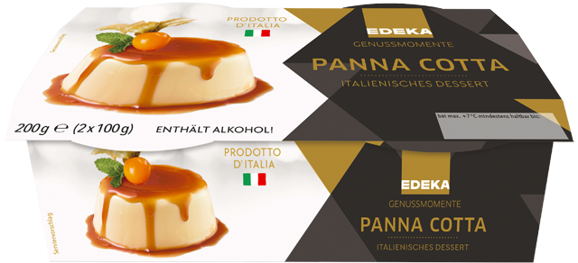 EDEKA Genussmomente Panna Cotta, Tiramisu