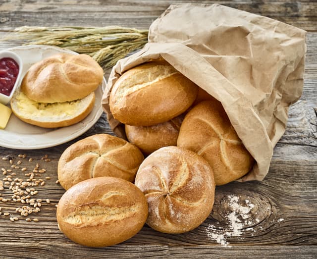 ¹Knusperweck, Sternweck oder Kaiserbrötchen