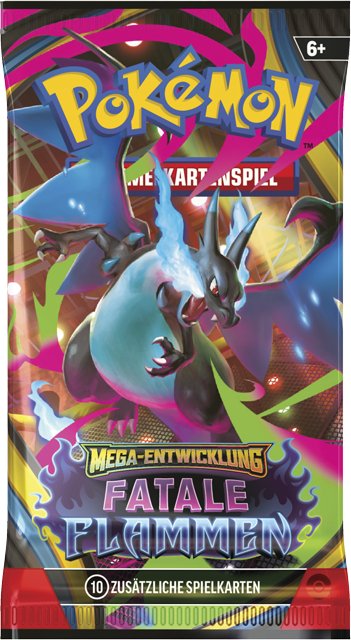 Pokémon Boosterpack „Mega-Entwicklung Fatale Flammen“