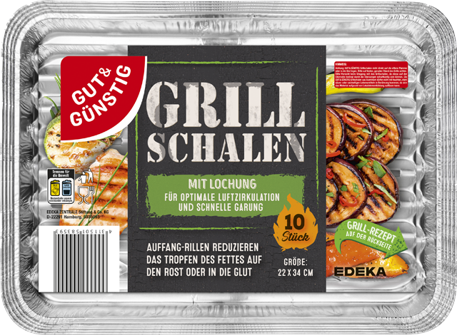 Gut & Günstig Grill Schalen