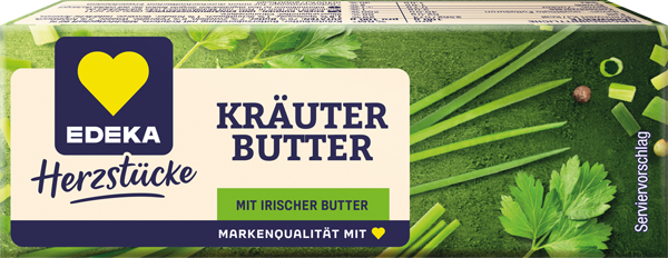 EDEKA Herzstücke Kräuter- oder Knoblauchbutter